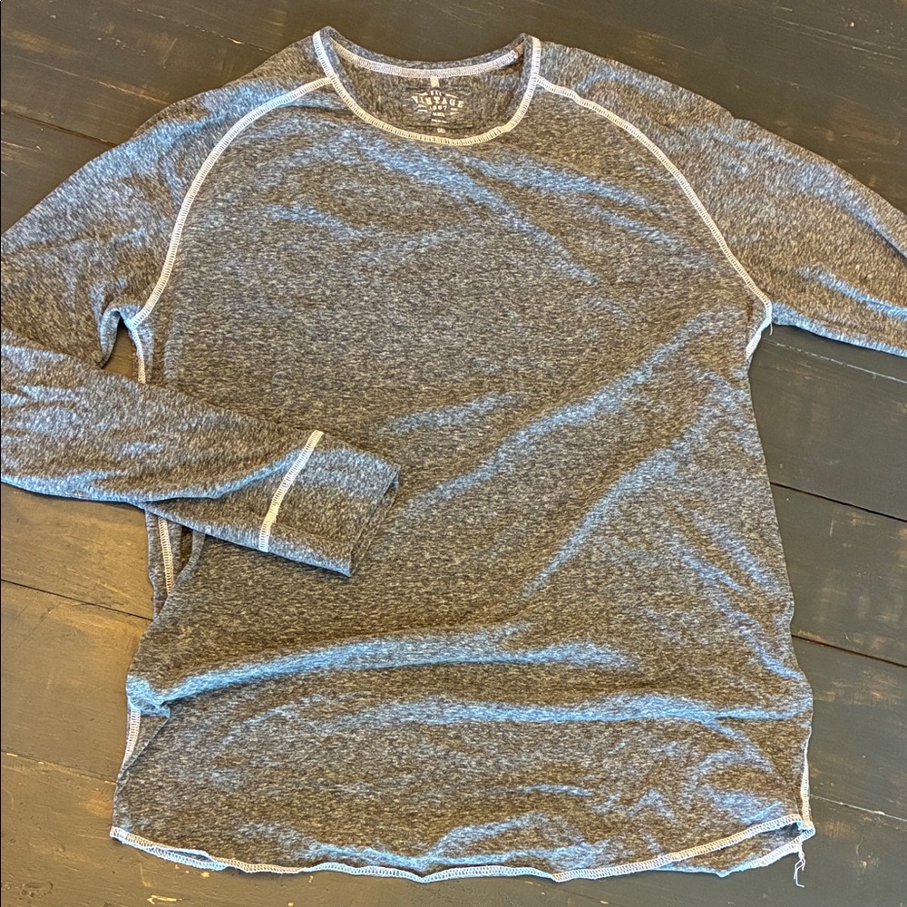 Men's Gray Long Sleeve Shirt